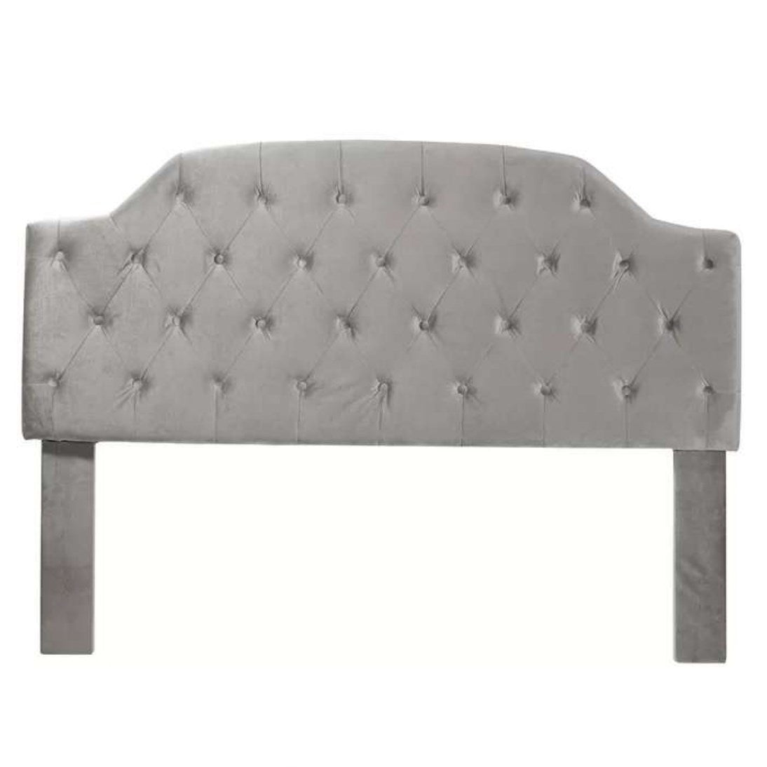 MATISSE Headboard GY-8068HB King Grey Velvet
