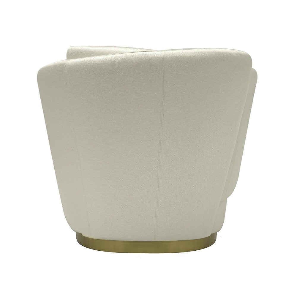BOSTON Sofa Chair, Matt gold stainless steel base