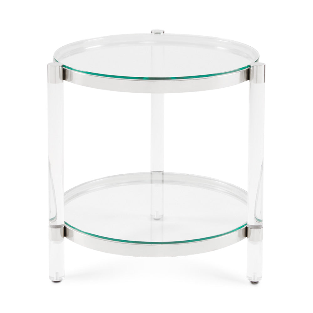 PALOMA End Table GY-ET001 SILVER 55x43 cm