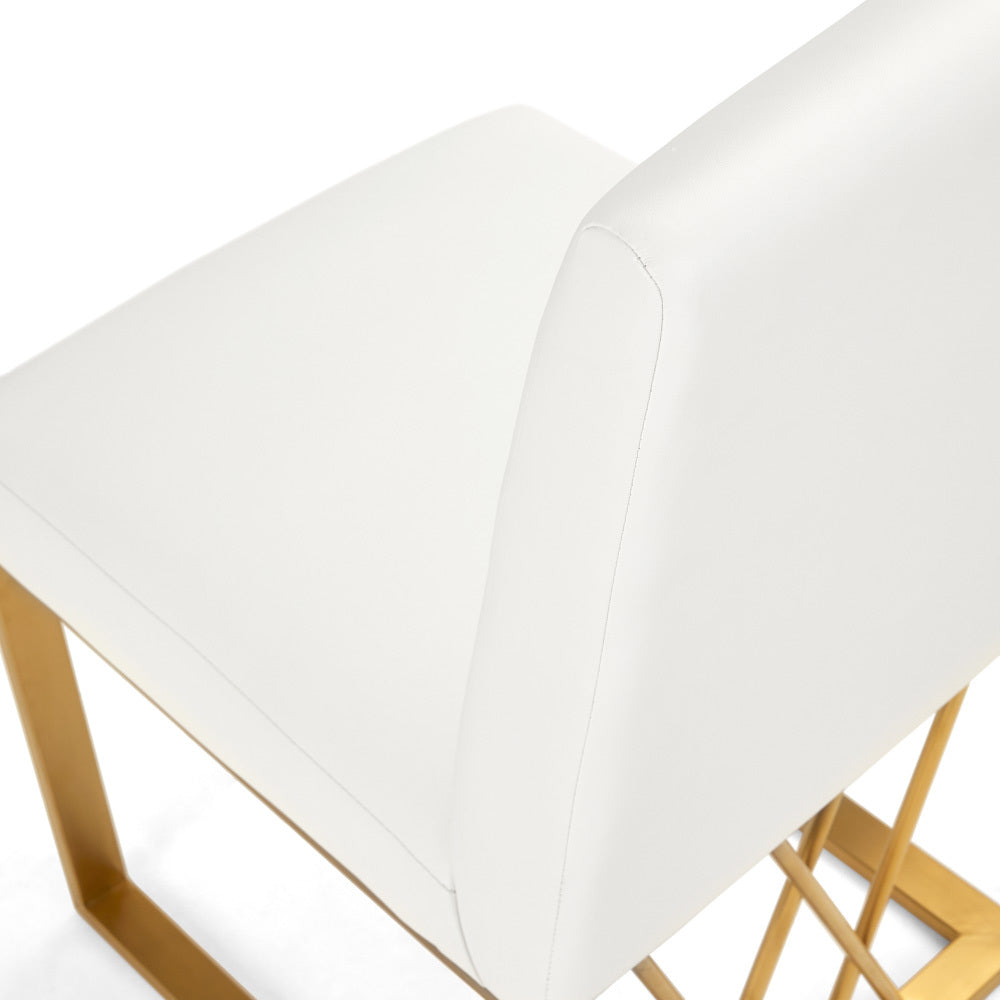 Shell Counter chair Light grey Linen Frame: Black matte metal legs