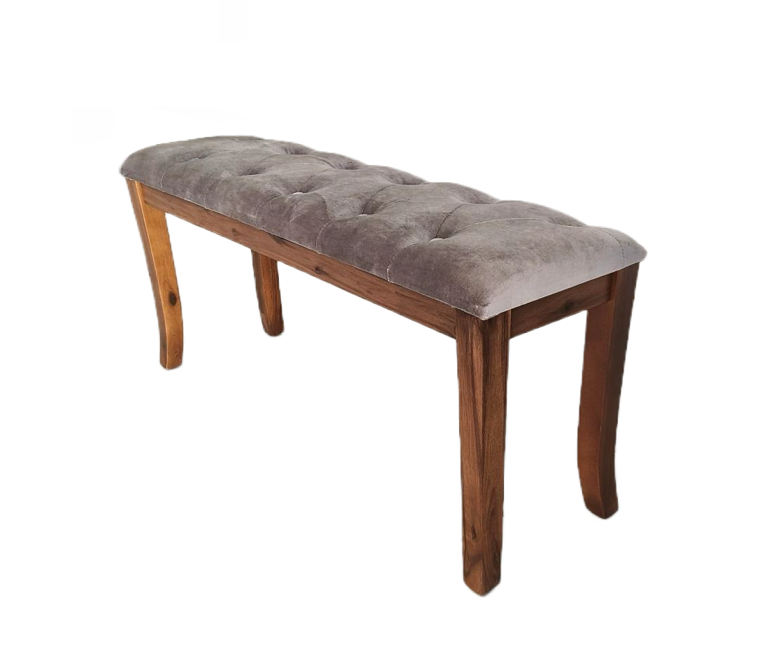 VENICE Bench NP grey velvet