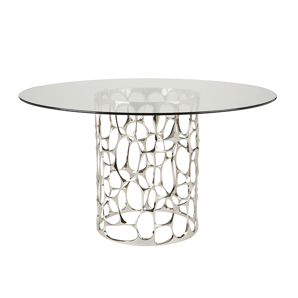 MARIO DINING TABLE Silver