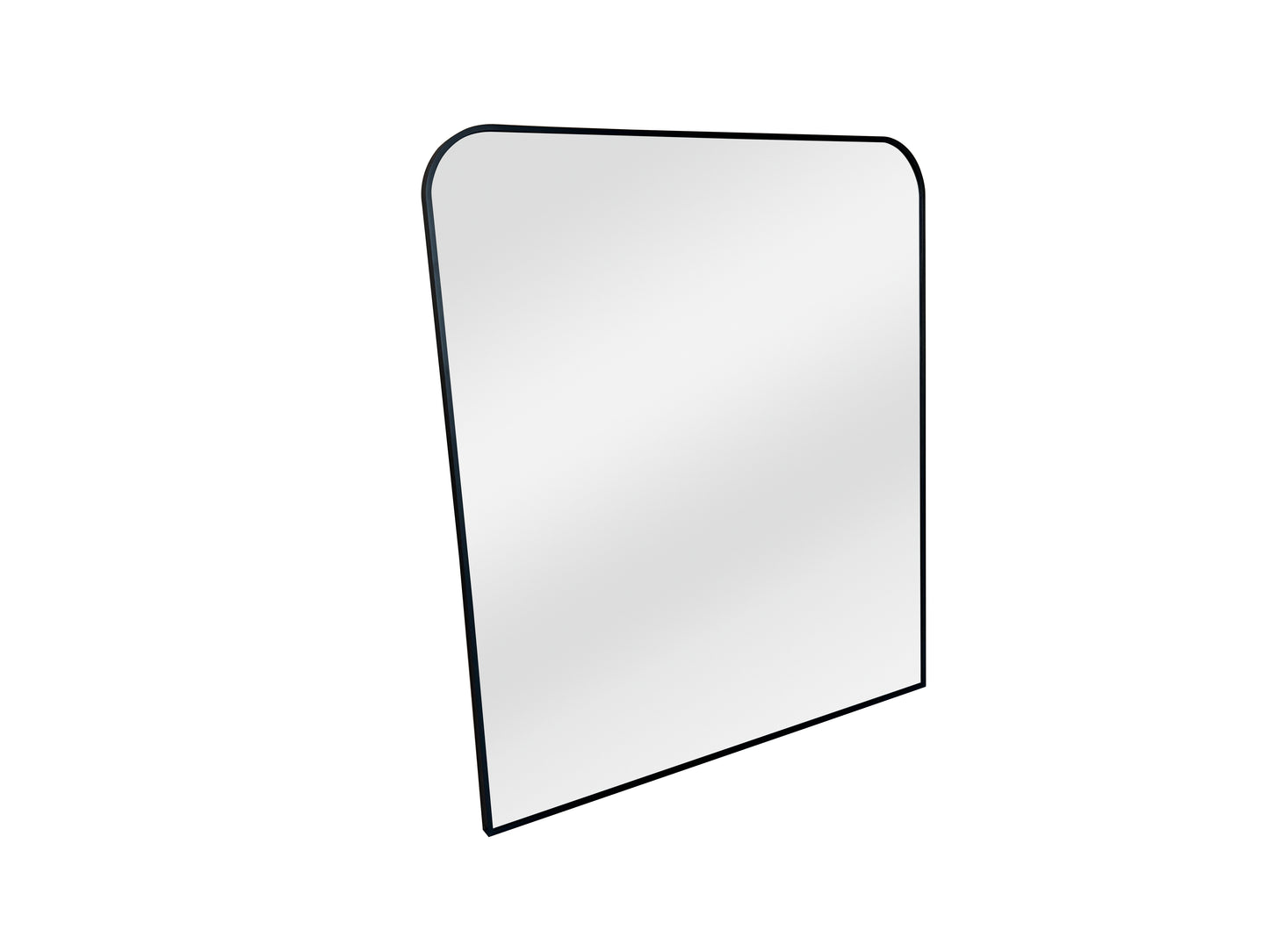 Hazel Wall Mirror: Black Frame
