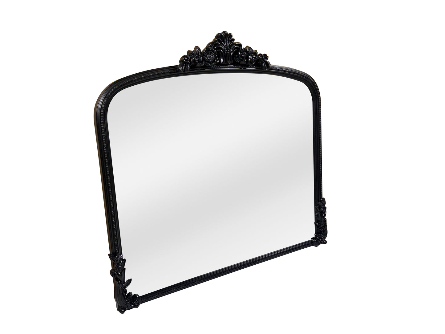 Eleanor Wall Mirror: Matte Black Frame
