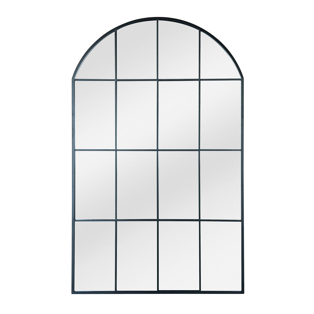 IRENE FLOOR MIRROR BLACK METAL FRAME