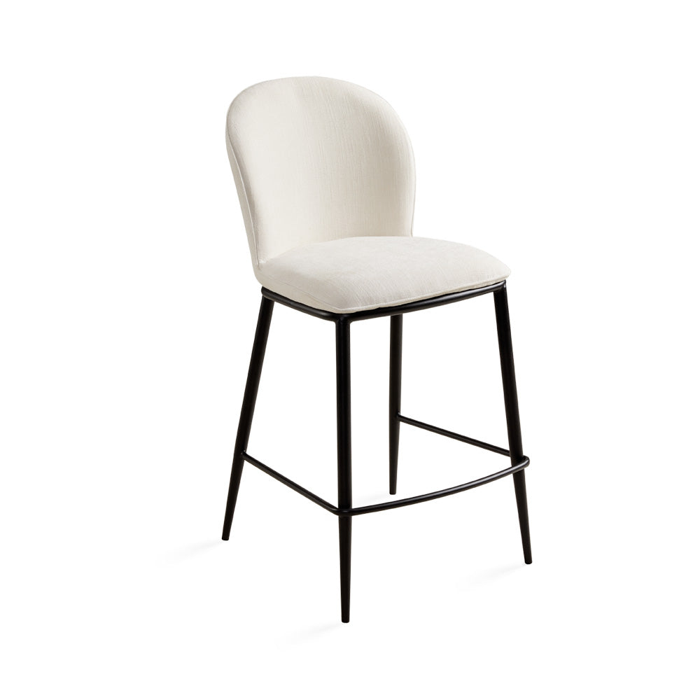 Angie Counter Chair GY-COU-BC75 Silex ivory fabric