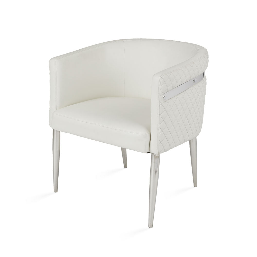 Anastasia Accent Chair GY-AC-8200 Grey Velvet