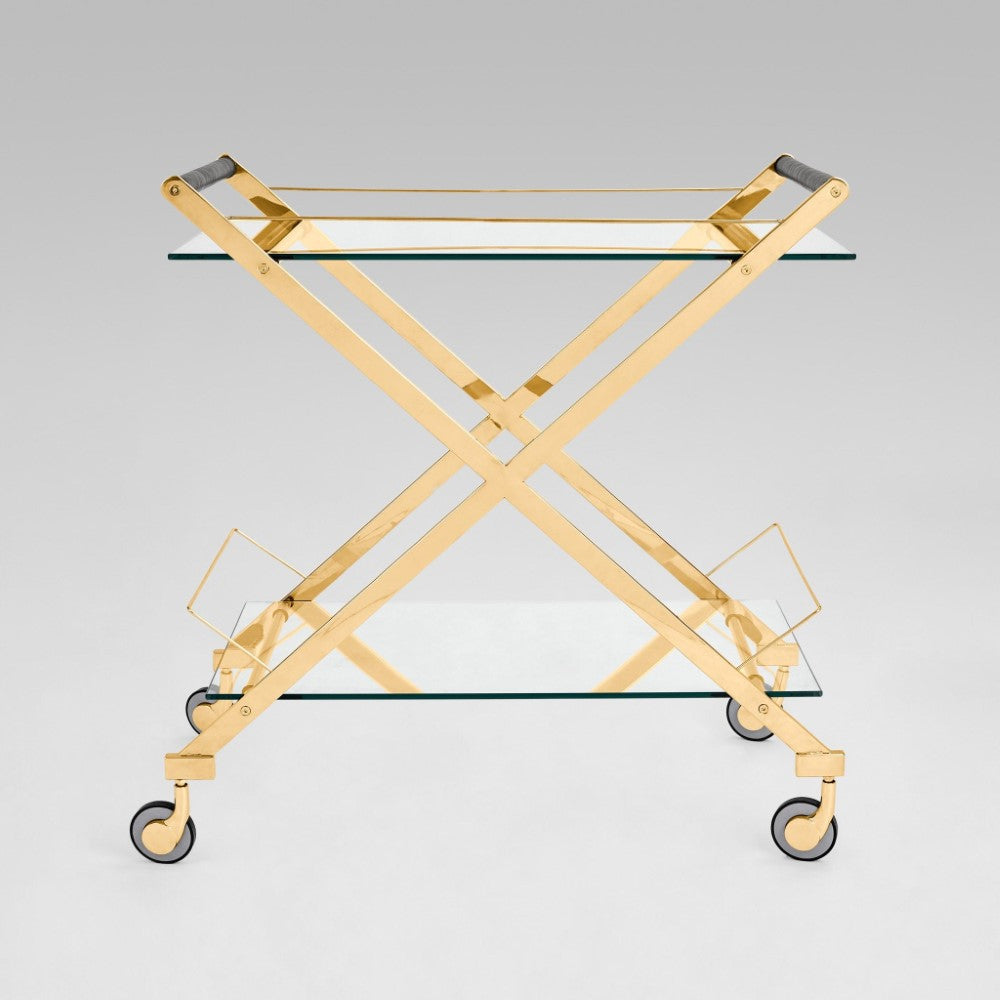 BERMUDA Bar Cart GY-CRT-7919 silver