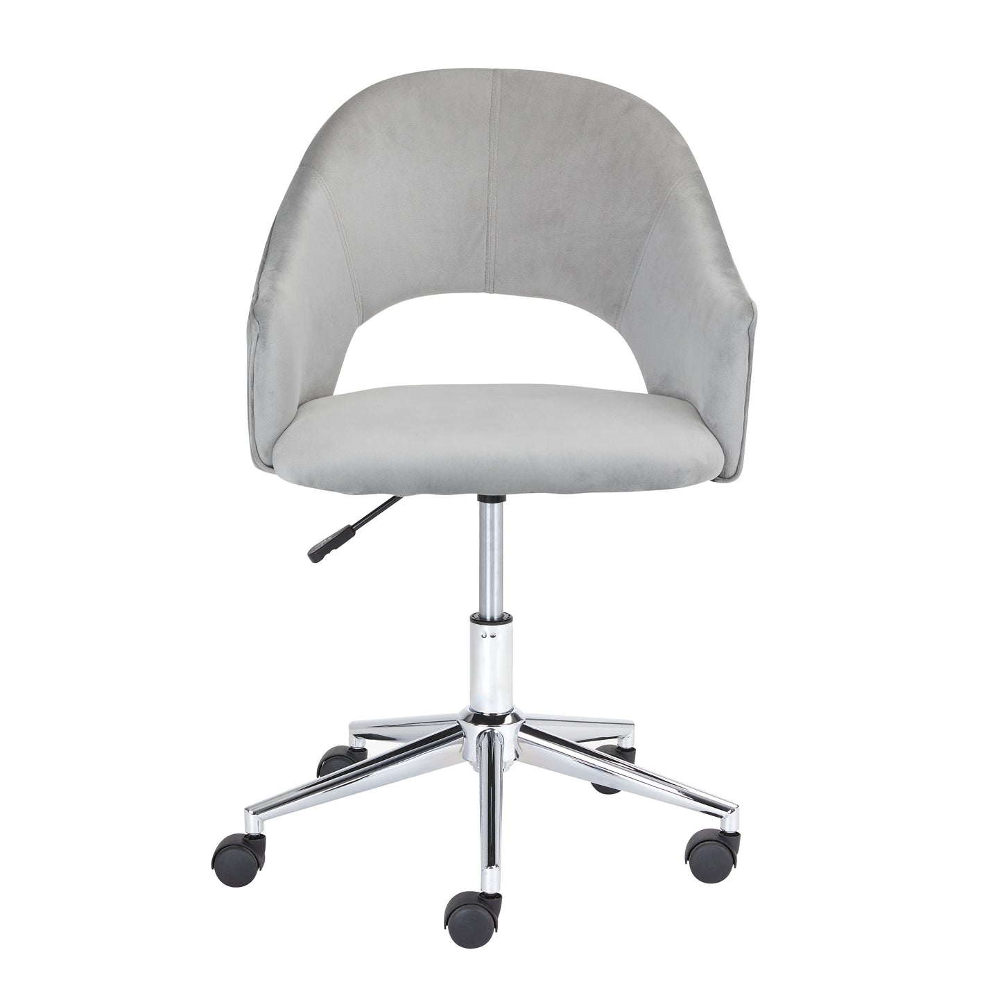 CASTELLE OFFICE CHAIR GY-5026 GREY VELVET
