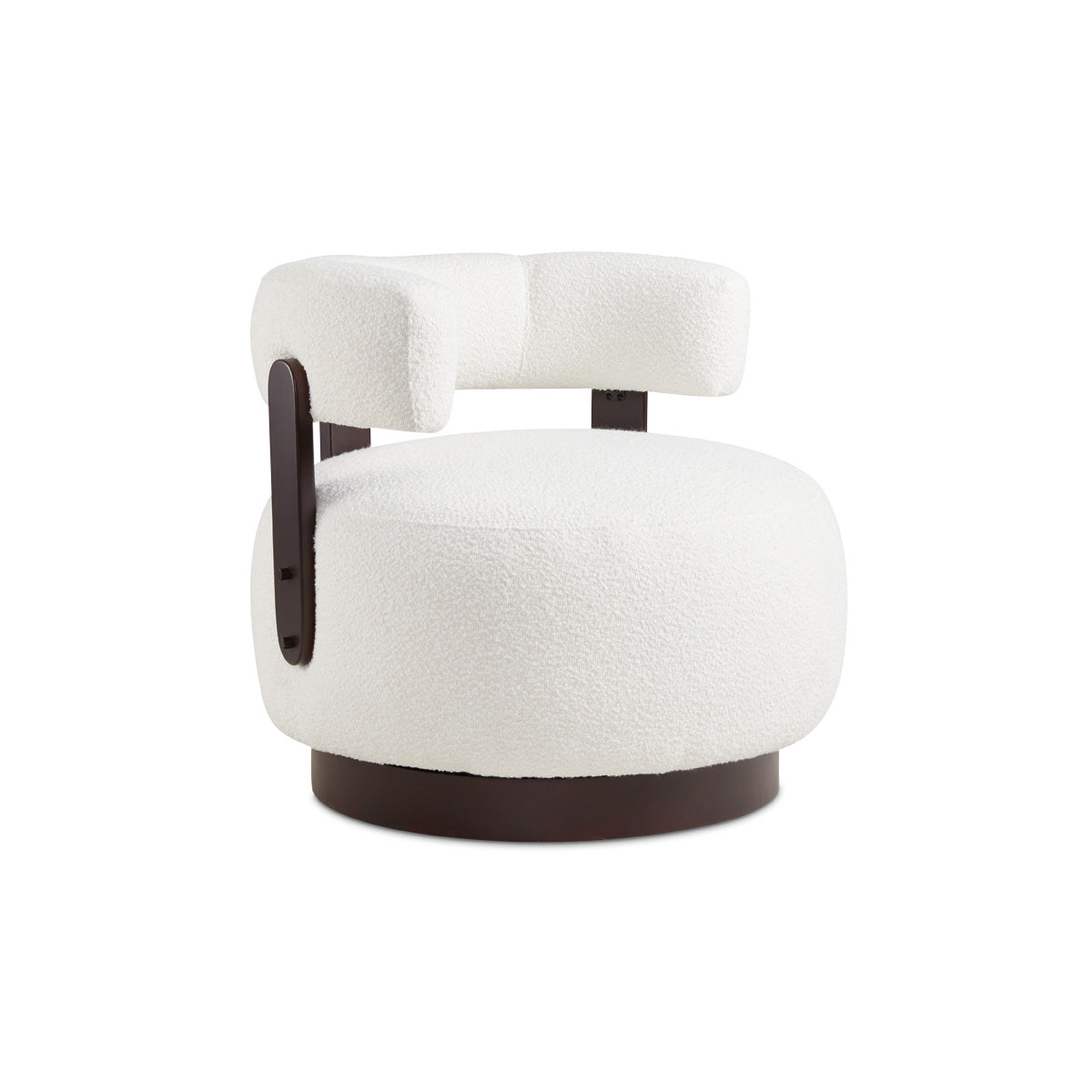 CORNWELL ACCENT CHAIR GY-AC-8855 BOUCLE FUR