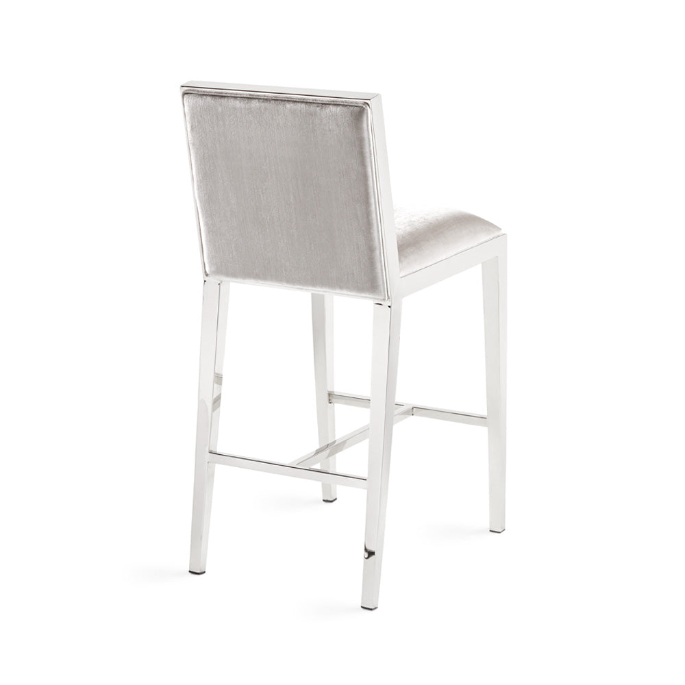 EMARIO counter stool GY-COU-7778 Grey leatherette