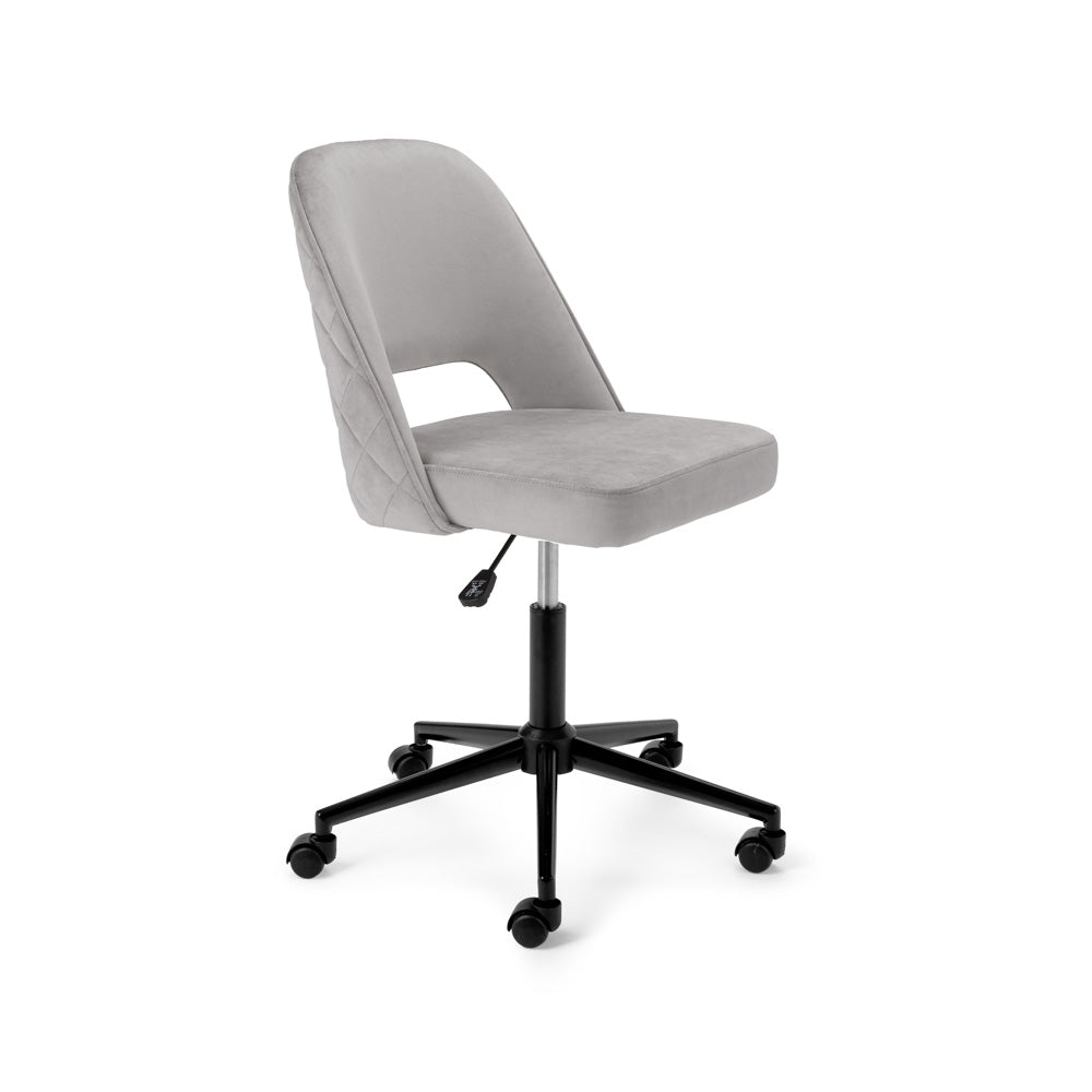 HILTA Office Chair GY-OC-807BK
MORGAN FABRICS FUR (OSLO IVORY)
WITH BLACK LEGST