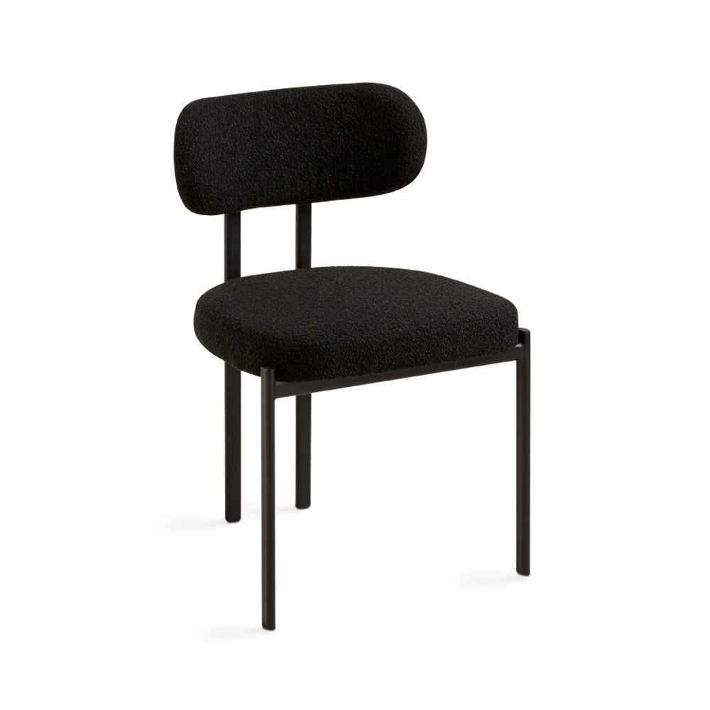 Otis Dining Chair GY-DC-8557 black boucle TY560-15
