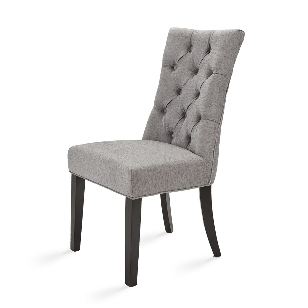 BECKY CHAIR - GREY VELVET