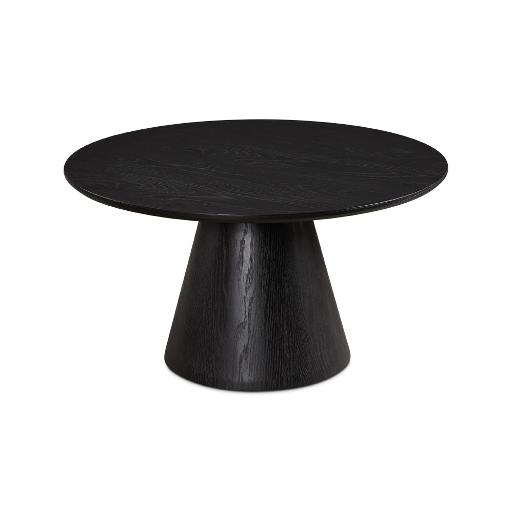 JAGGER BLACK Coffee Table with Wood Top