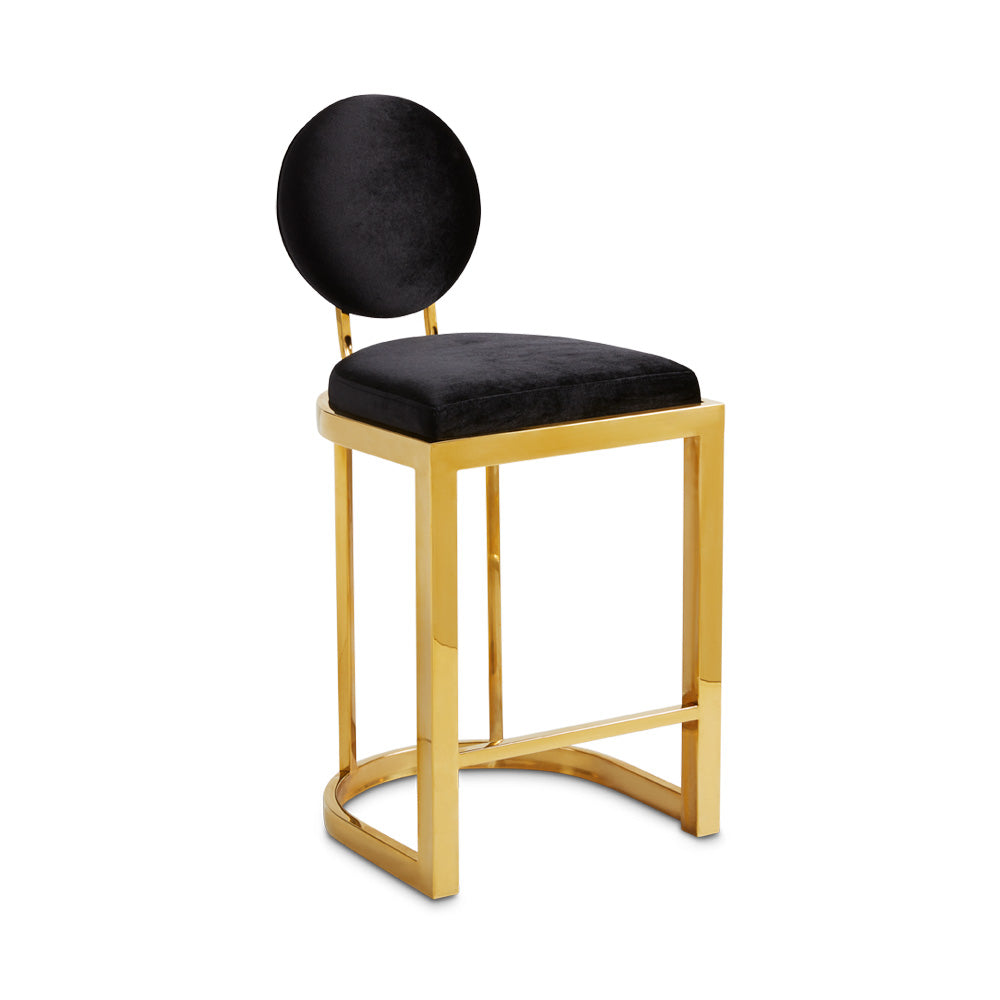 Milana Counter Stool Shining gold stainless steel frame without laser cut
Ivory Aurotra