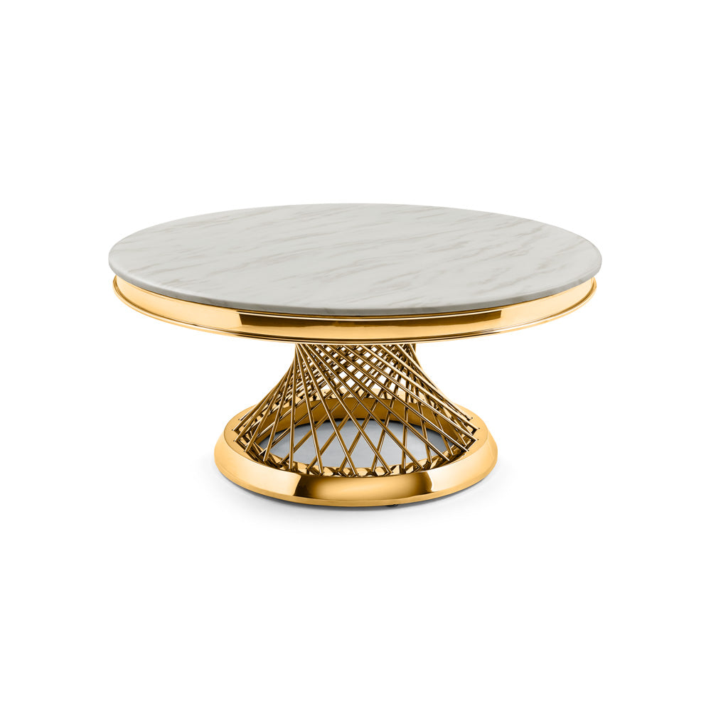 BAILEY Gold Coffee Table GY-CT-8432G Polished Gold