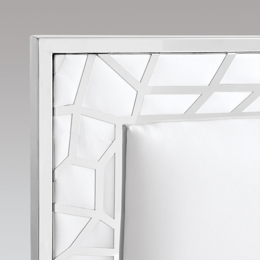 WELLINGTON QUEEN BED GY-BED-7982K E-Grey Velvet