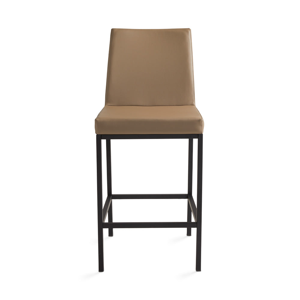 HAVANA Counter Chair GY649 S25BLK Taupe PU BLACK FRAME
