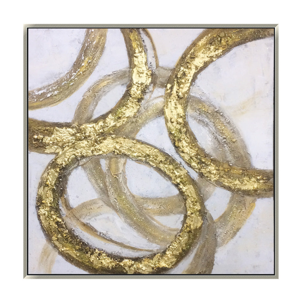 Wall Hanging XC-6655B Gold 100X100cm