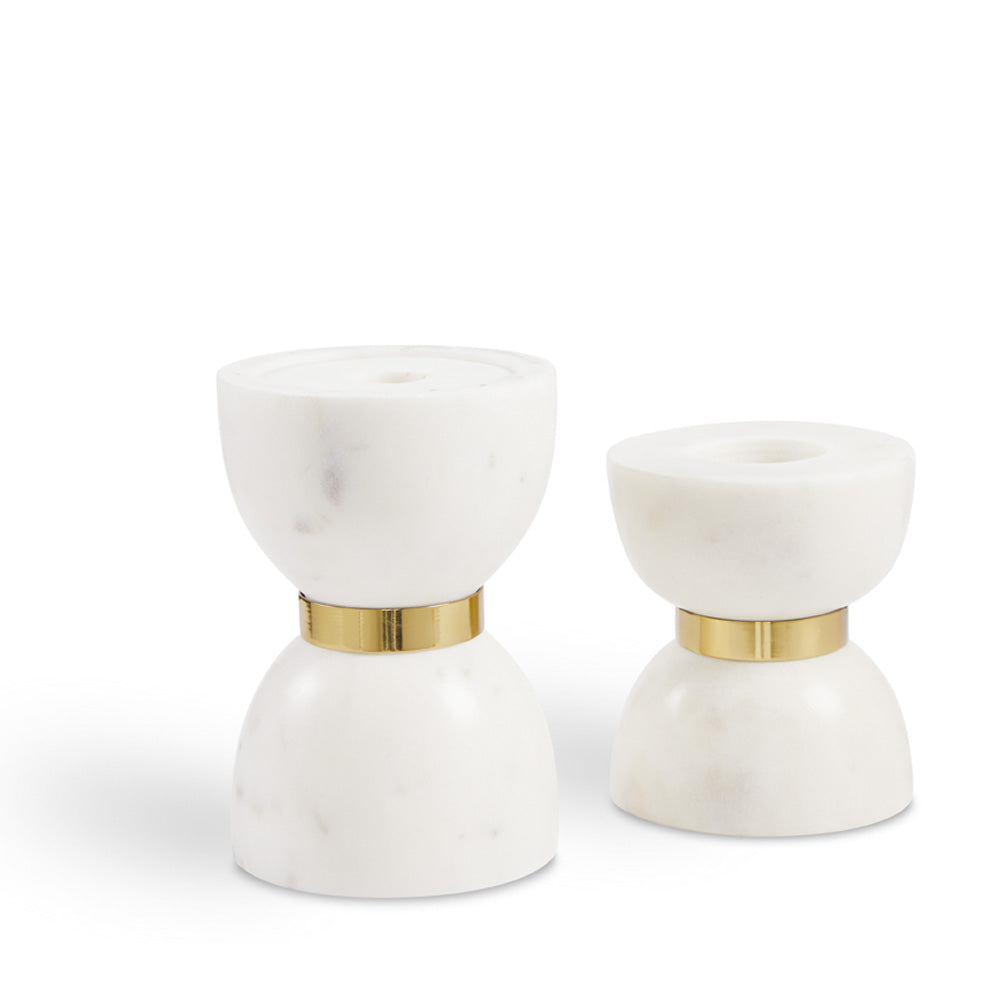 TEA LIGHT GY-2923 - WHITE AND GOLD