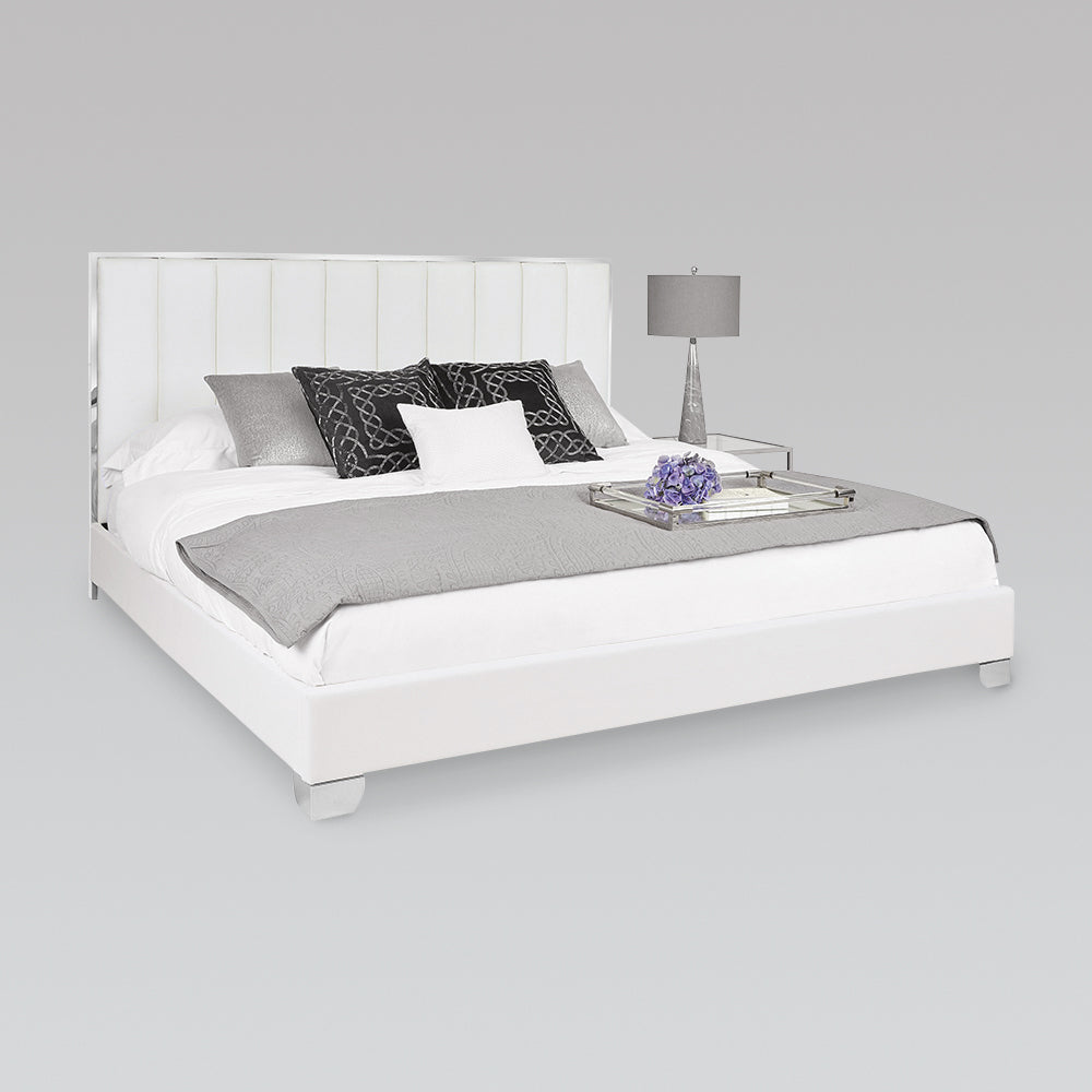 URIEL Bed King Napa Grey