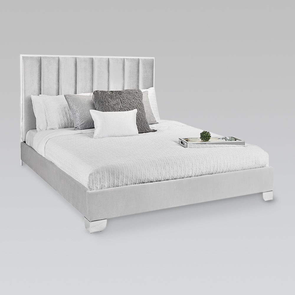 URIEL Bed Queen Napa Grey
