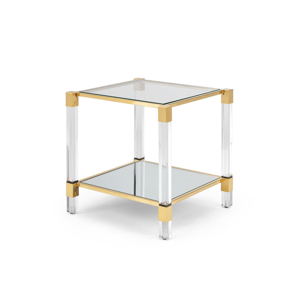 DUDLEY End Table GY-ET-9JJ-BG BRUSHED GOLD 50*50*53cm