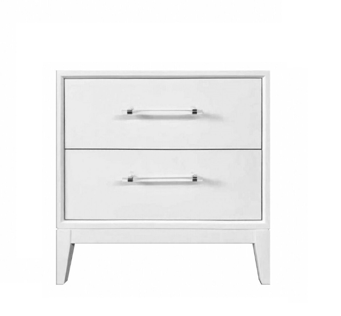 BLANCA NIGHT STAND CONDO SIZE W/2 DRAWERS