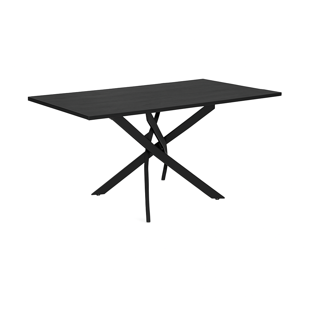 VICTOR Big BLACK ASH GY-DT-94B-BW Rectangle Dining Table