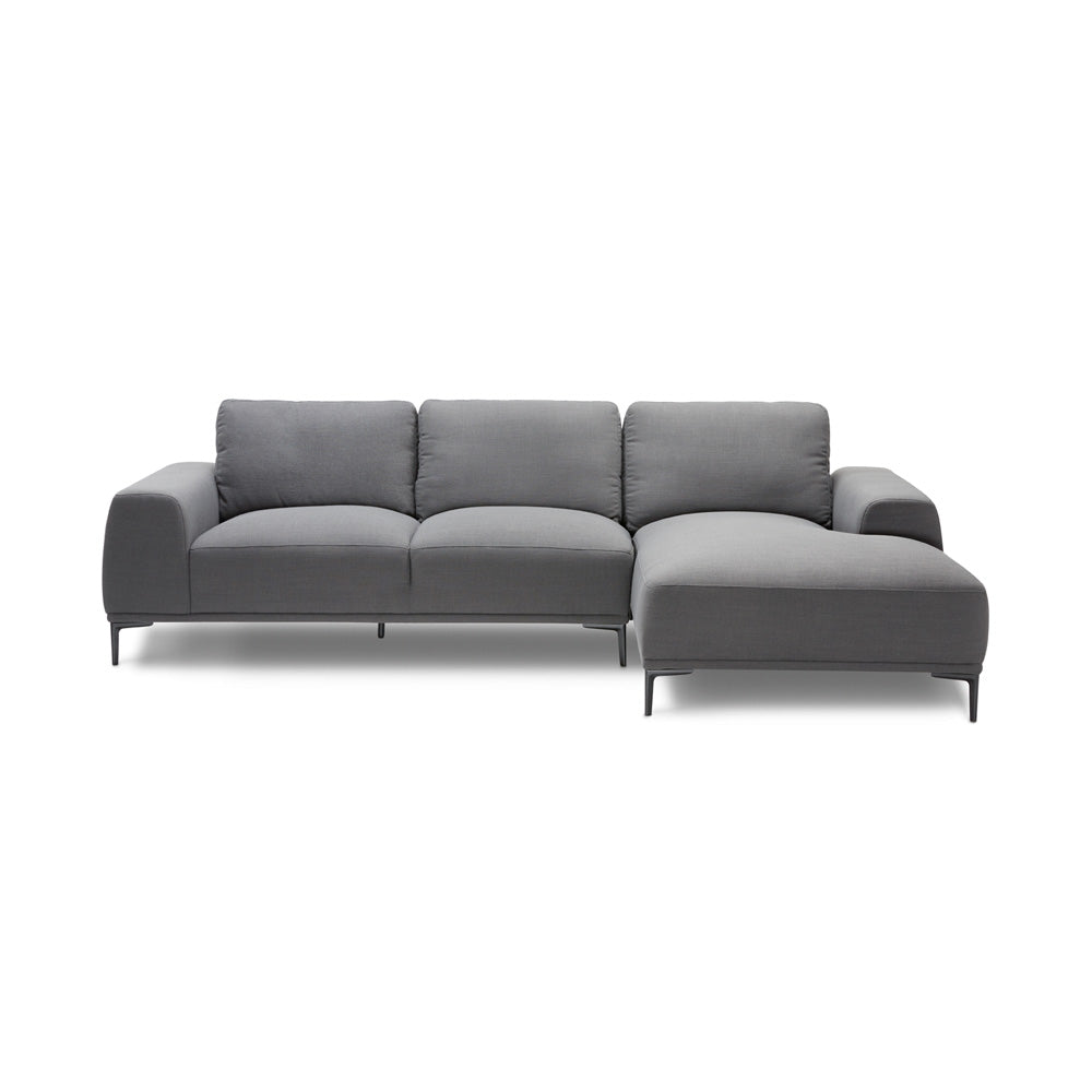 MIDDLETON Sectional Sofa GY-SC-8561 Idea fabric Black legs
