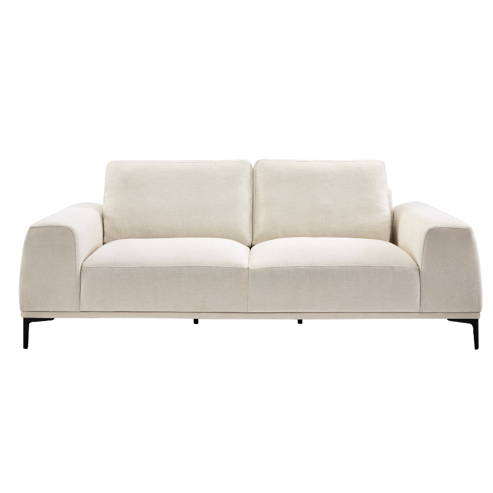 MIDDLETON Sofa GY-SF-8561 Beige linen Silex 01 Black legs