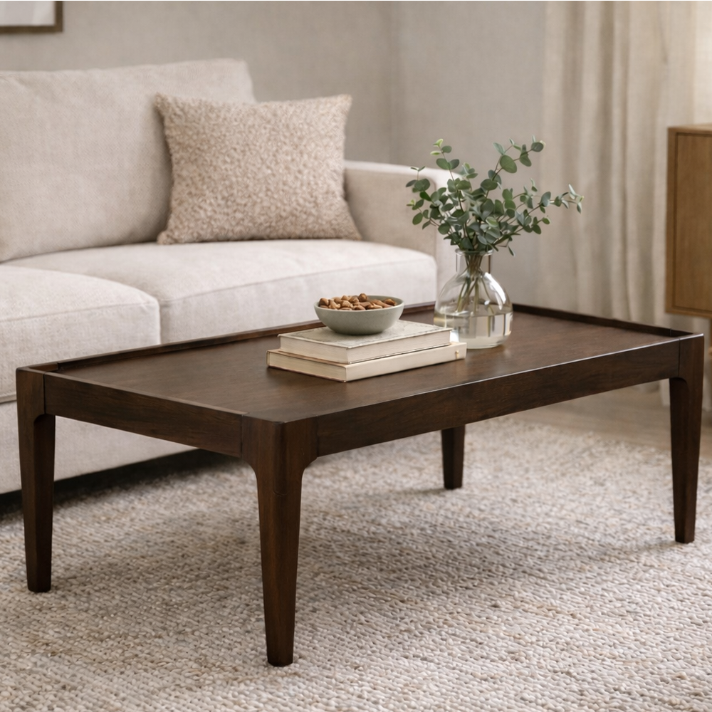 Aurora Coffee Table - Walnut wood finish