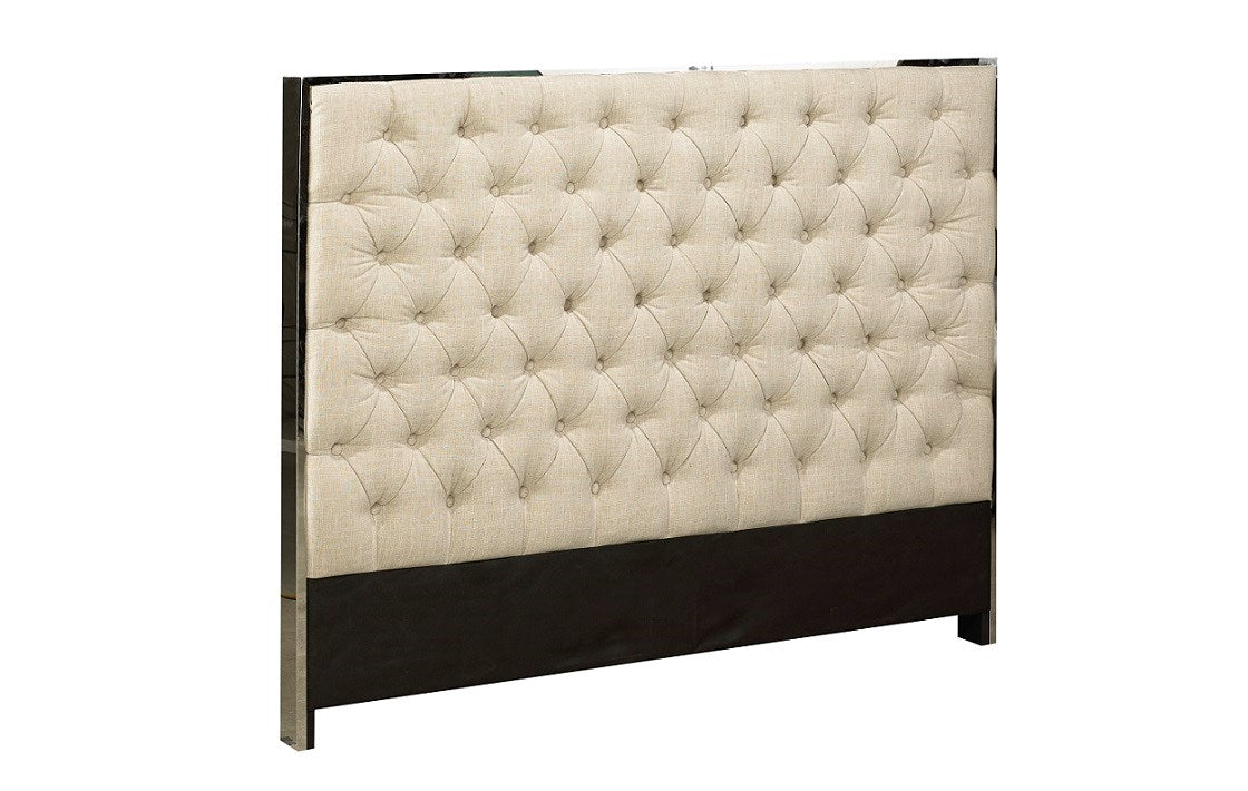 KROMA BED QUEEN - BEIGE
