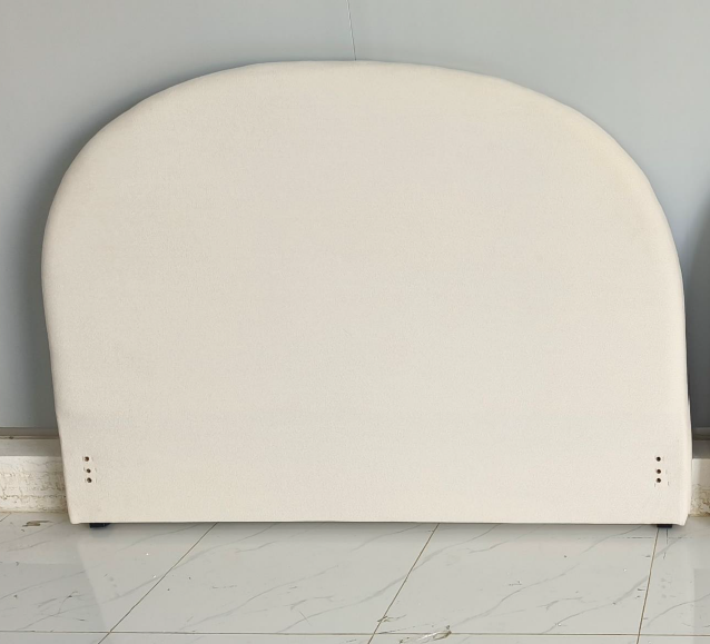 LUNA Headboard - Queen Size Beige fabric