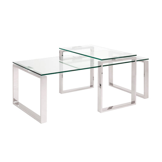 MILLENNIUM GY-CT-8196 2PCS NESTING COFFEE TABLE