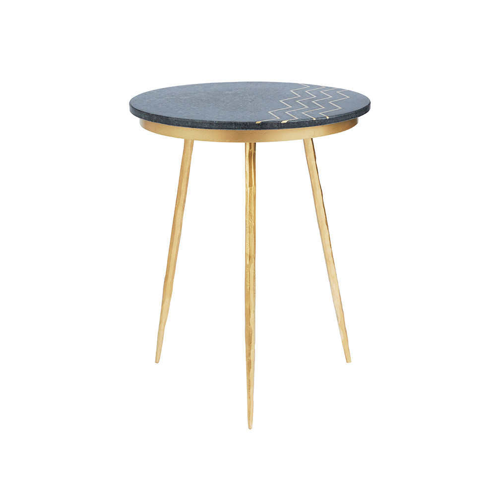 Belvin End table XC-52977 SET OF 2 BLACK MARBLE