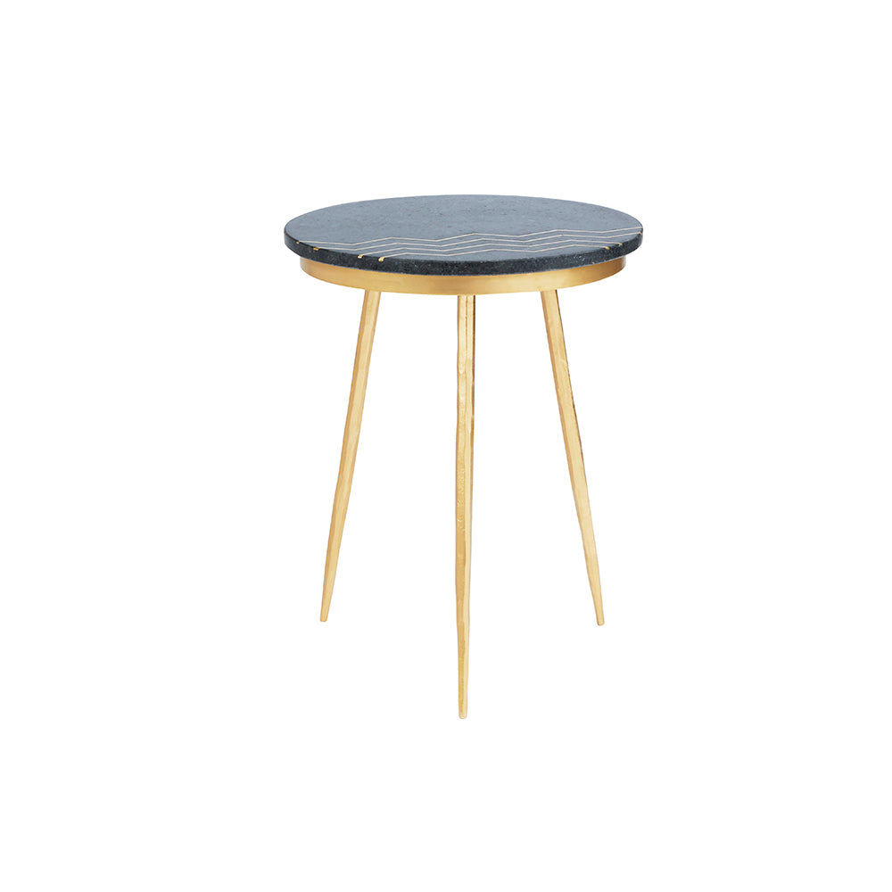 Belvin End table XC-52977 SET OF 2 BLACK MARBLE