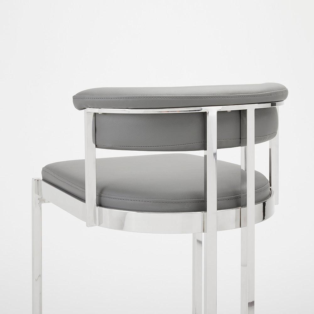 CORONA COUNTER CHAIR GY-COU-8216 Grey Pu