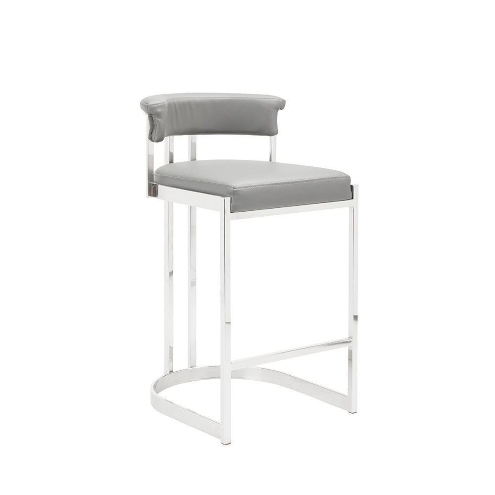CORONA COUNTER CHAIR GY-COU-8216 Grey Pu