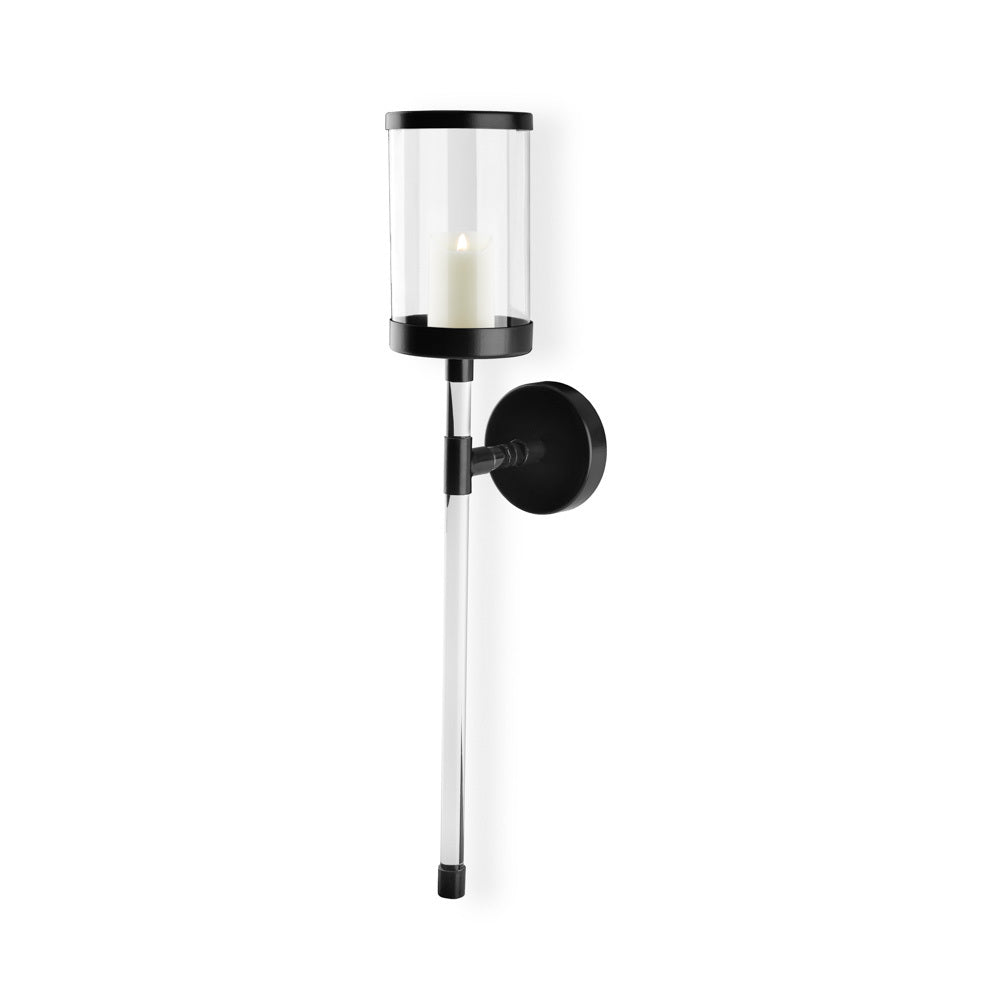 ACRYLIC WALL SCONCE XC-190857BK BLACK