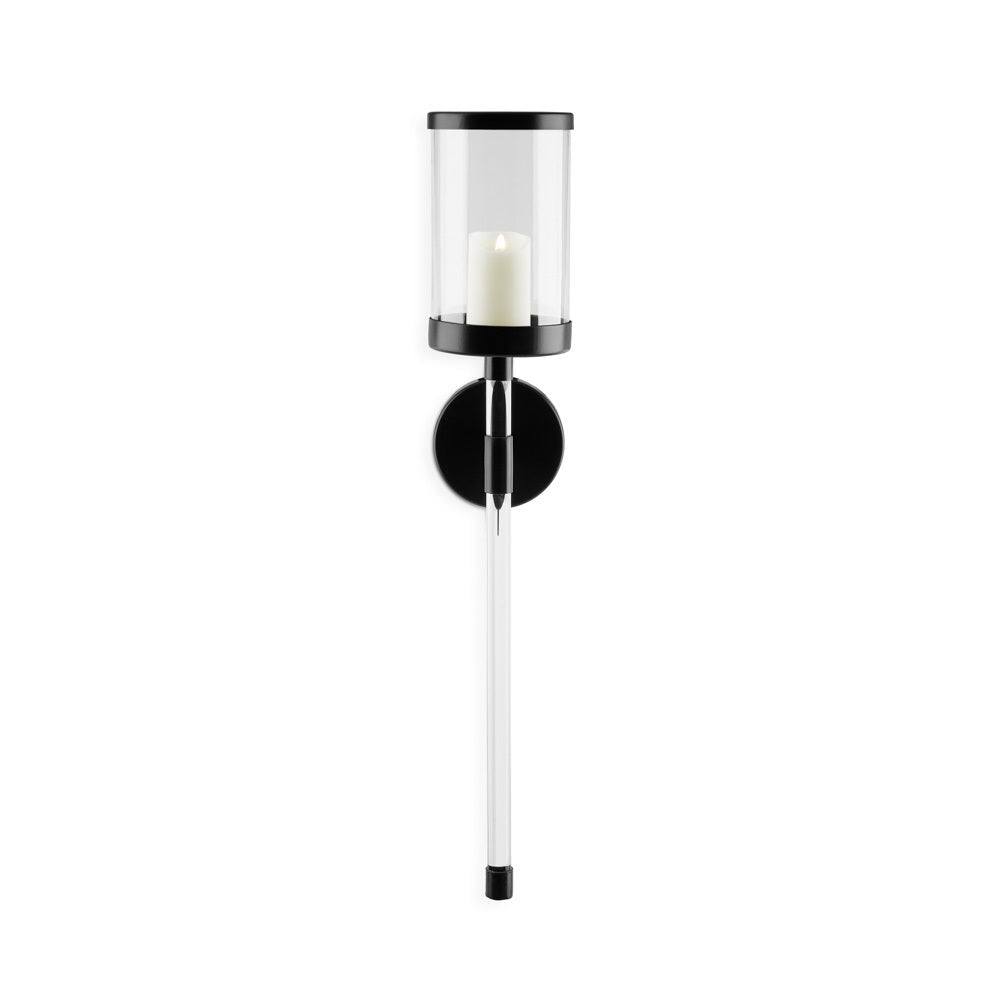 ACRYLIC WALL SCONCE XC-190857BK BLACK