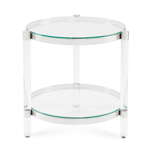PALOMA End Table GY-ET001 SILVER 55x43 cm