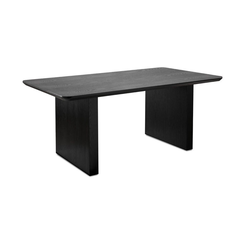 PAULINE 84" DINING TABLE Black Ash Veneer