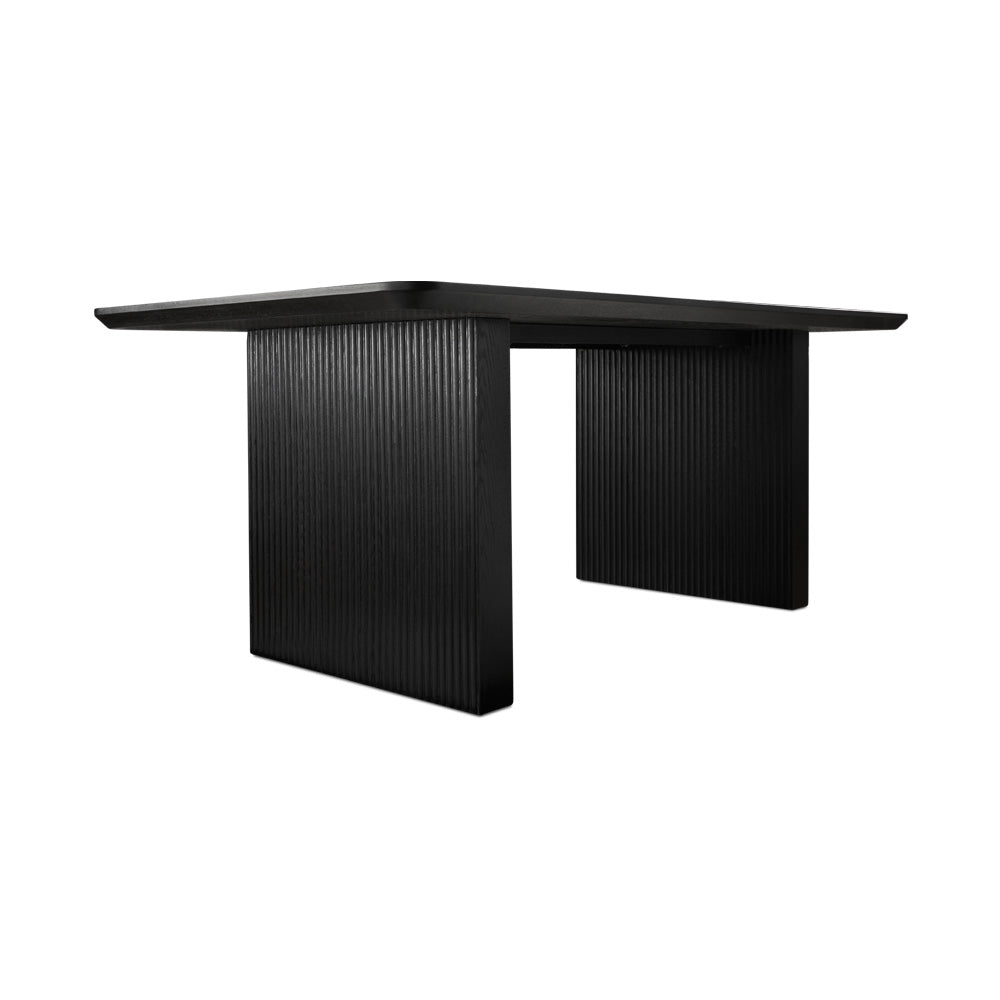 PAULINE 84" DINING TABLE Black Ash Veneer