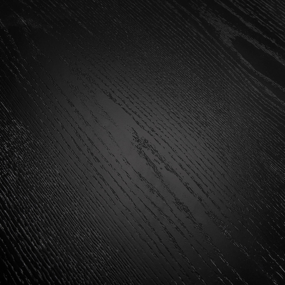 PAULINE 84" DINING TABLE Black Ash Veneer