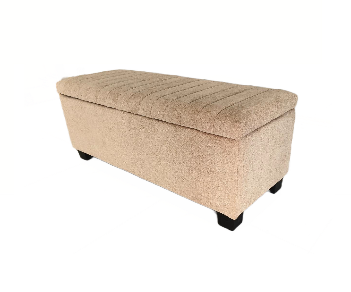 Channel Storage Bench GY-BEN-1108 Beige fabric