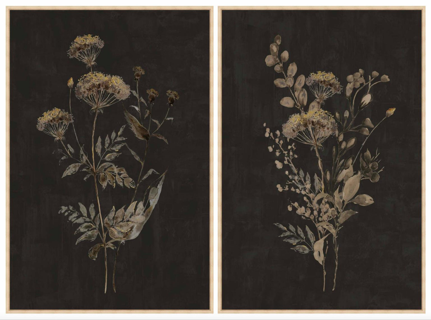 Wall Art XC-2411CB021ABNS 80x120cm (Set of 2) FLOWER