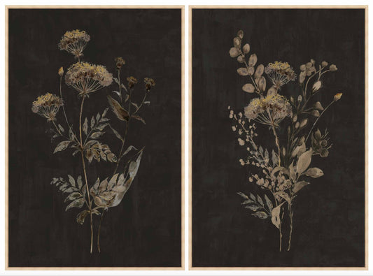 Wall Art XC-2411CB021ABNS 80x120cm (Set of 2) FLOWER