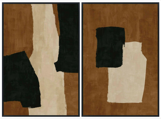 Wall Art XC-2411CB023AB 100x150cm (Set of 2) Abstract